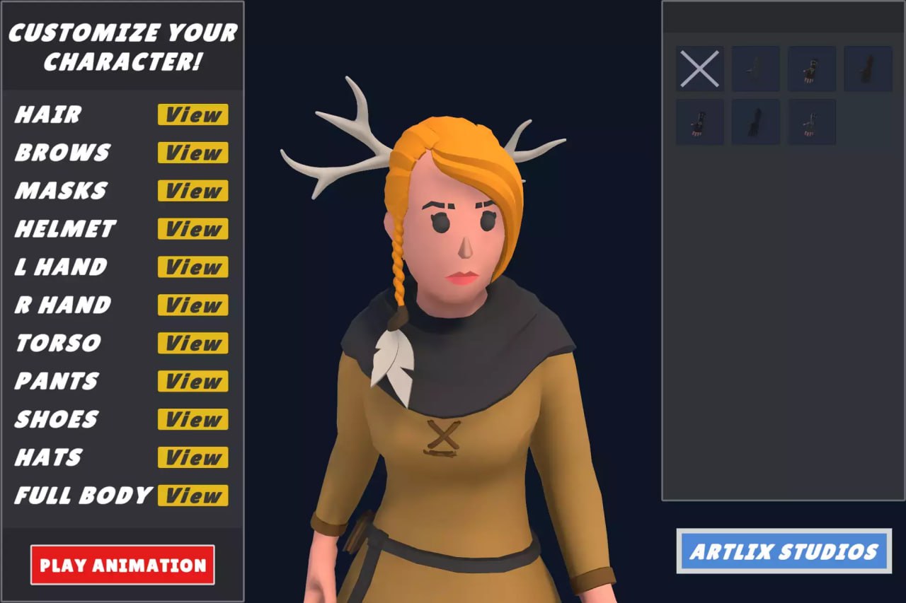 Customizable 3D Fantasy Characters Vol 1 + Vol 2📱 - изображение 4